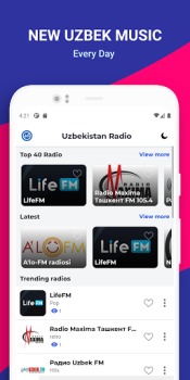 Télécharger Uzbek Radio: O'zbekiston FM Musique et audio pour Android Capture d'écran 3