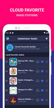 Télécharger Uzbek Radio: O'zbekiston FM Musique et audio pour Android Capture d'écran 5