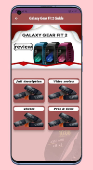 Télécharger Galaxy Fit 2 smart watch Guide Éducation pour Android Capture d'écran 2