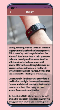 Télécharger Galaxy Fit 2 smart watch Guide Éducation pour Android Capture d'écran 4