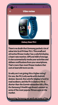 Télécharger Galaxy Fit 2 smart watch Guide Éducation pour Android Capture d'écran 6