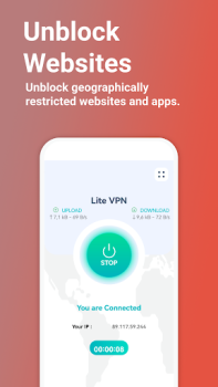 Télécharger Lite VPN - Secure VPN Proxy Outils pour Android Capture d'écran 2