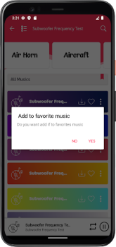 Télécharger Test de fréquence de subwoofer Musique et audio pour Android Capture d'écran 7