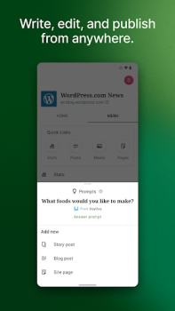 Télécharger Jetpack, Créateur de site Web Travail pour Android Capture d'écran 3