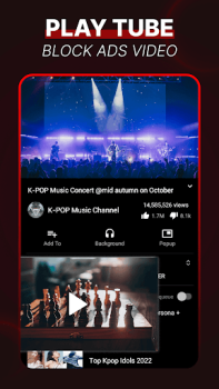 Télécharger PlayTube - Block Ads Video Outils pour Android Capture d'écran 4