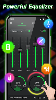 Télécharger Égaliseur - Amplificateur Musique et audio pour Android Capture d'écran 2