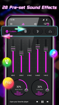 Télécharger Égaliseur - Amplificateur Musique et audio pour Android Capture d'écran 6