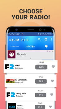 Télécharger Radio FM AM Musique et audio pour Android Capture d'écran 4