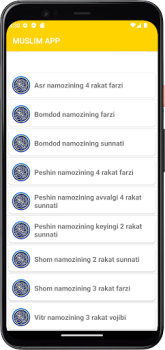 Télécharger Namoz o'qishni o'rganish Musique et audio pour Android Capture d'écran 5