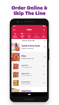 Télécharger Chuck E. Cheese Nourriture et boissons pour Android Capture d'écran 4