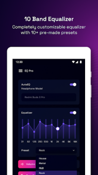 Télécharger Volume Booster - Equalizer Pro Musique et audio pour Android Capture d'écran 5