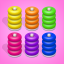 Télécharger  Color Sort 3D — Hoop Stack