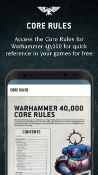 Télécharger (OLD)Warhammer 40,000:The App Mode de vie pour Android Capture d'écran 3