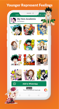 Télécharger Anime Stickers for WhatsApp Personnalisation pour Android Capture d'écran 4