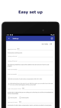 Télécharger G-code Generator Travail pour Android Capture d'écran 5