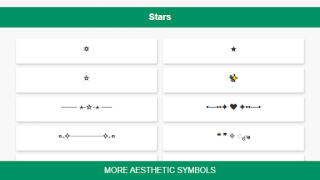 Télécharger Aesthetic Symbols Travail pour Android Capture d'écran 2