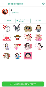 Télécharger +18 Stickers for Whatsapp Personnalisation pour Android Capture d'écran 4