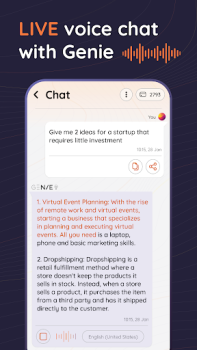 Télécharger AI Chatbot Français - Genie Travail pour Android Capture d'écran 3