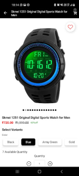 Télécharger Skmei Watch Store Shopping pour Android Capture d'écran 3
