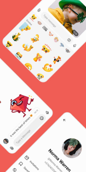 Télécharger Gem Space: blogs, chats, calls Communication pour Android Capture d'écran 2