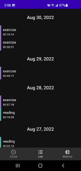 Télécharger Time Clock Travail pour Android Capture d'écran 5