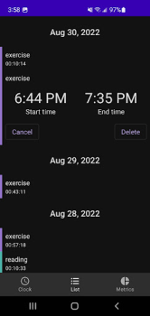 Télécharger Time Clock Travail pour Android Capture d'écran 6