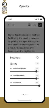 Télécharger Bionic Reading® Livres et guides pour Android Capture d'écran 5