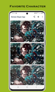 Télécharger Keyboard Demon Slayer Theme Personnalisation pour Android Capture d'écran 2