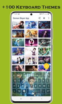 Télécharger Keyboard Demon Slayer Theme Personnalisation pour Android Capture d'écran 3