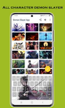 Télécharger Keyboard Demon Slayer Theme Personnalisation pour Android Capture d'écran 4