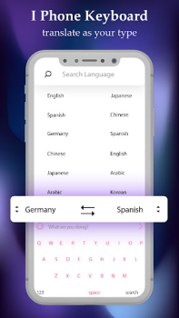 Télécharger Keyboard For iPhone 14 pro Personnalisation pour Android Capture d'écran 2