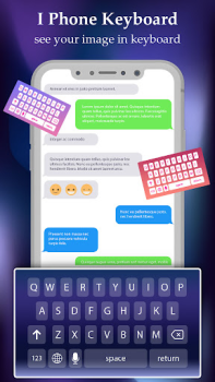 Télécharger Keyboard For iPhone 14 pro Personnalisation pour Android Capture d'écran 3