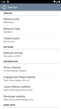 Télécharger Ring Sizer by Jason Withers © Mode de vie pour Android Capture d'écran 7