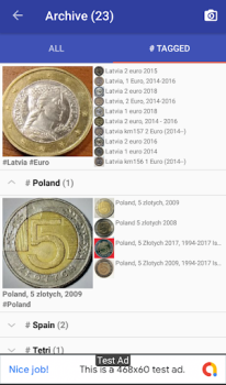 Télécharger Coinoscope Identifier la pièce Livres et guides pour Android Capture d'écran 5