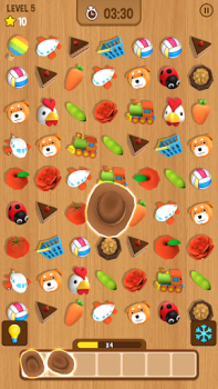 Télécharger Match Triple 3D: Matching tile Jeux de réflexion pour Android Capture d'écran 2