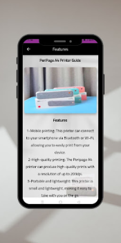 Télécharger Guide de PeriPage A4 Travail pour Android Capture d'écran 5