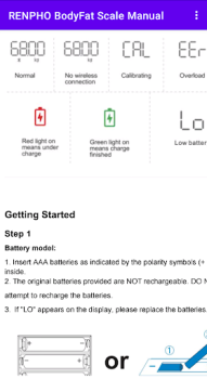 Télécharger RENPHO BodyFat Scale Manual Travail pour Android Capture d'écran 2