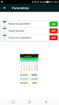 Télécharger CALENDRIER FEZAN 2024 Outils pour Android Capture d'écran 3
