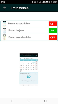 Télécharger CALENDRIER FEZAN 2024 Outils pour Android Capture d'écran 5