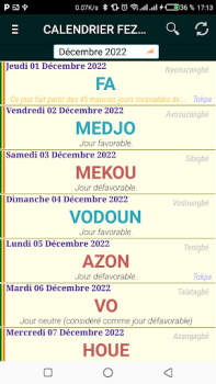 Télécharger CALENDRIER FEZAN 2024 Outils pour Android Capture d'écran 7