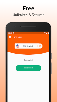 Télécharger HOT VPN - Secure VPN Proxy Outils pour Android Capture d'écran 2