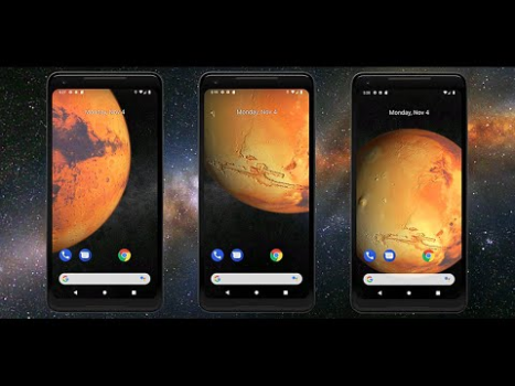 Télécharger Mars 3D fond d'écran animé Personnalisation pour Android Capture d'écran 8