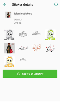 Télécharger Islamic stickers for whatsapp Social pour Android Capture d'écran 3