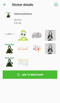 Télécharger Islamic stickers for whatsapp Social pour Android Capture d'écran 5