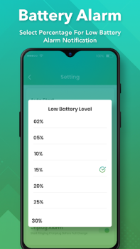 Télécharger Battery Alarm Outils pour Android Capture d'écran 4