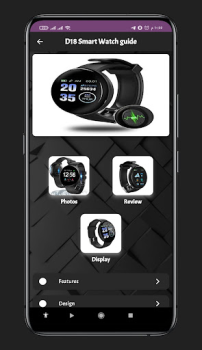 Télécharger D18 Smart Watch guide Outils pour Android Capture d'écran 2
