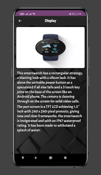 Télécharger D18 Smart Watch guide Outils pour Android Capture d'écran 3