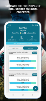 Télécharger Goal Filter - Football Stats Sport pour Android Capture d'écran 2