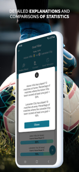 Télécharger Goal Filter - Football Stats Sport pour Android Capture d'écran 5