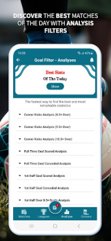 Télécharger Goal Filter - Football Stats Sport pour Android Capture d'écran 6